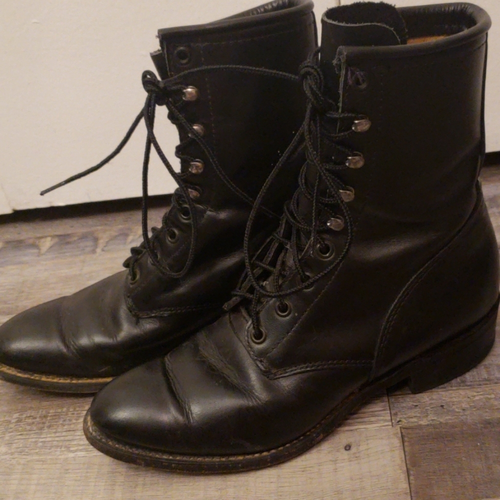 Durango Leather Combat Boots